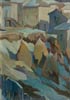 Paesaggio di montagna - olio su tela, cm 40 x 50