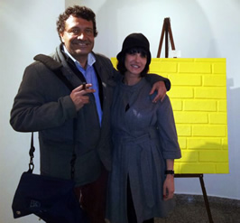 Andrea Pinketts e Maria Savino presso Milano Art Gallery